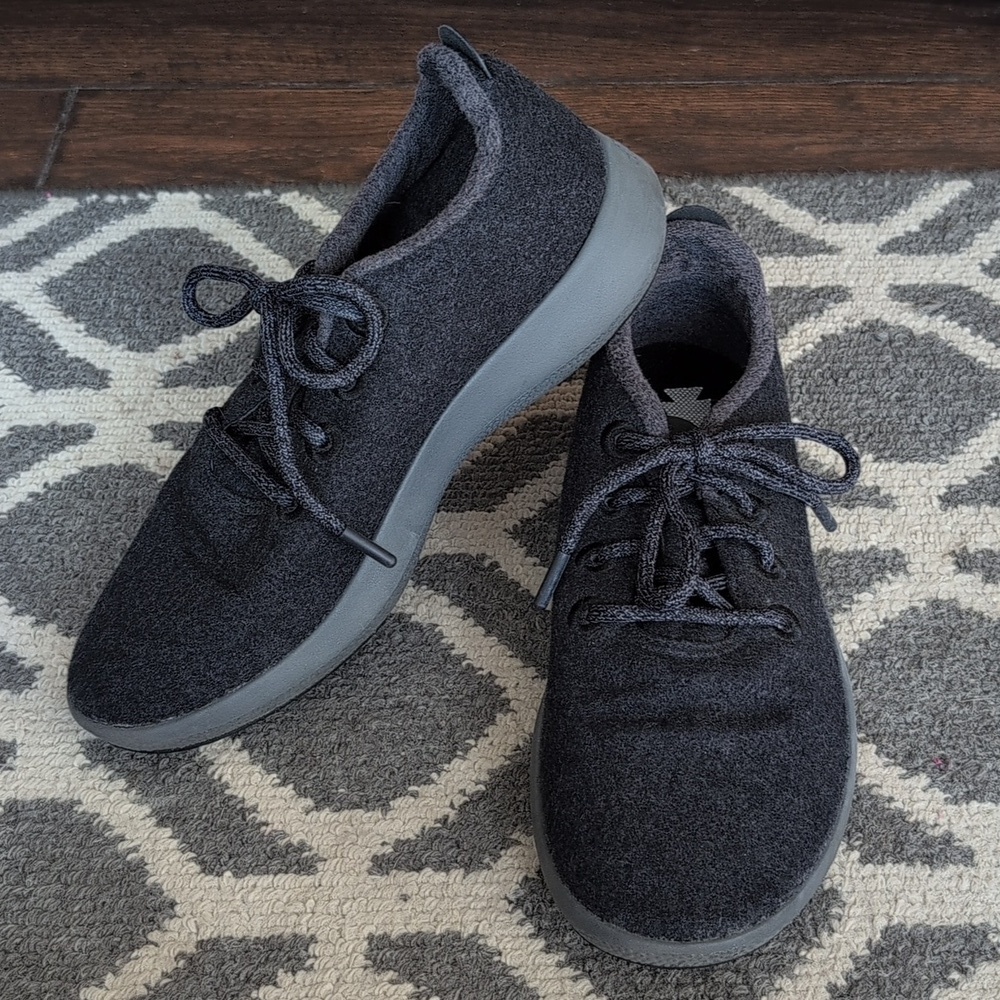Allbirds Charcoal Gray Wool Runner Shoes - Men's 9